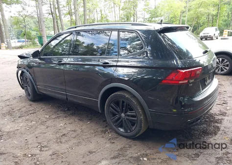 2022 Volkswagen Tiguan 2.0T Se R-Line Black from USA, damaged, VIN 3VVCB7AX8NM079709